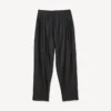 Tailored Plaited Pants in Virgin Wool and Silk