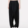 Tailored Plaited Pants in Virgin Wool and Silk