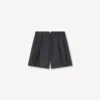 Tailored Short in Virgin Wool and Silk