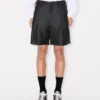 Tailored Short in Virgin Wool and Silk