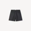 Tailored Short in Virgin Wool and Silk