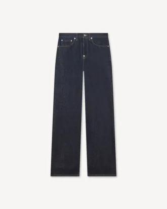 Turn up Wide Fit Jeans in Japanese Denim
