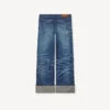 Turn up Wide Fit Jeans in Japanese Denim