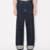 Turn up Wide Fit Jeans in Japanese Denim