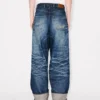 Turn up Wide Fit Jeans in Japanese Denim