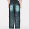 Turn up Wide Fit Jeans in Japanese Denim