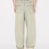 Turn up Wide Fit Jeans in Japanese Denim