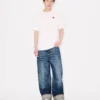 Turn up Wide Fit Jeans in Japanese Denim