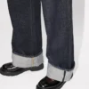 Turn up Wide Fit Jeans in Japanese Denim
