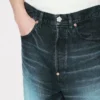 Turn up Wide Fit Jeans in Japanese Denim
