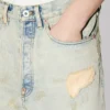 Turn up Wide Fit Jeans in Japanese Denim