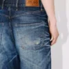 Turn up Wide Fit Jeans in Japanese Denim