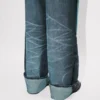 Turn up Wide Fit Jeans in Japanese Denim