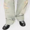 Turn up Wide Fit Jeans in Japanese Denim