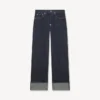 Turn up Wide Fit Jeans in Japanese Denim