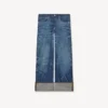 Turn up Wide Fit Jeans in Japanese Denim