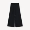 Wide Leg Pants in Virgin Wool