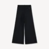 Wide Leg Pants in Virgin Wool