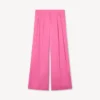 Wide Leg Tailored Pants in Virgin Wool