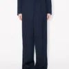 Wide Leg Tailored Pants in Virgin Wool