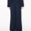 Wide Leg Tailored Pants in Virgin Wool