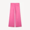 Wide Leg Tailored Pants in Virgin Wool