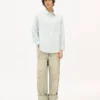 Workwear Shirt in Stone Bleach Chambray